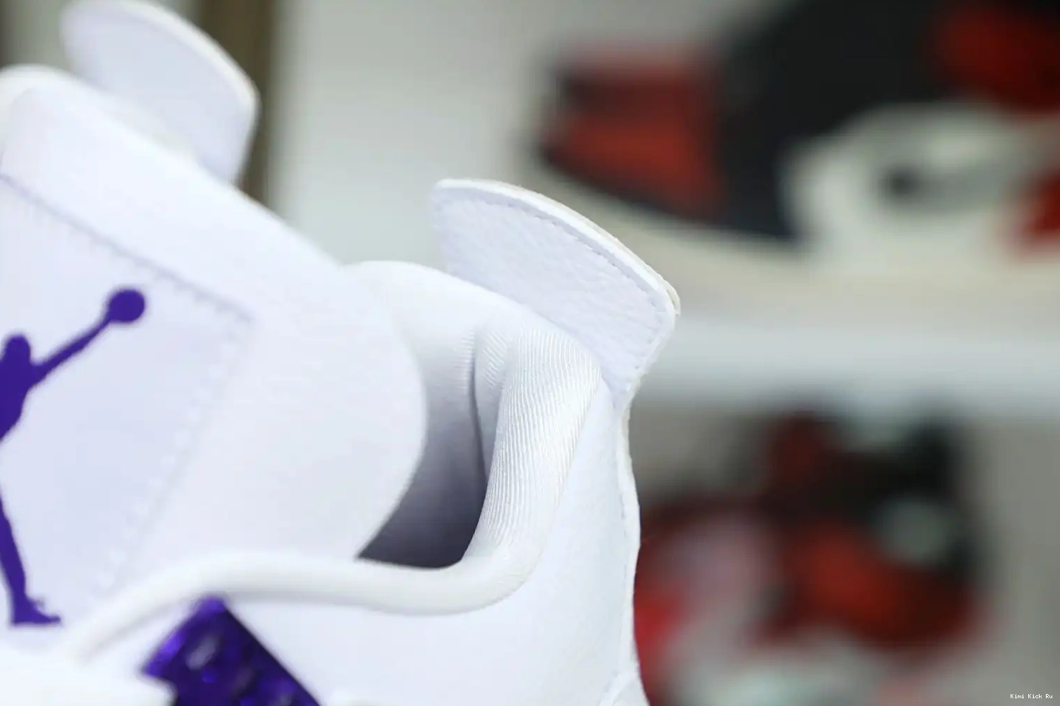 JORDAN AIR METALLIC 4 Kimikick PURPLE 0716